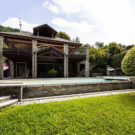 Elisa - Vista Con Piscina Villa Pettenasco